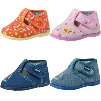 031015-75 цветной туфли ясельные текстиль